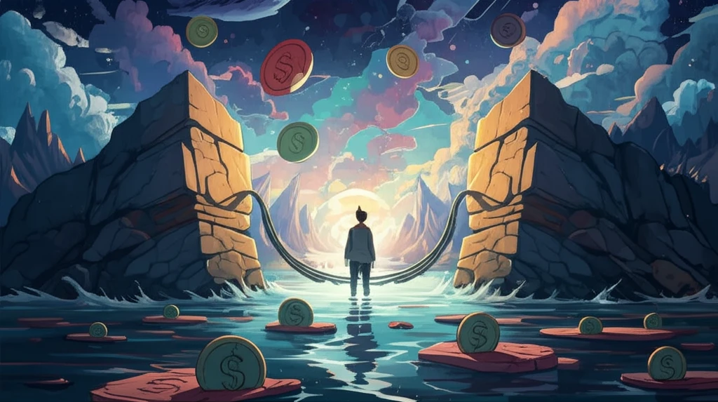 Surreal illustration of volatility in financial markets.