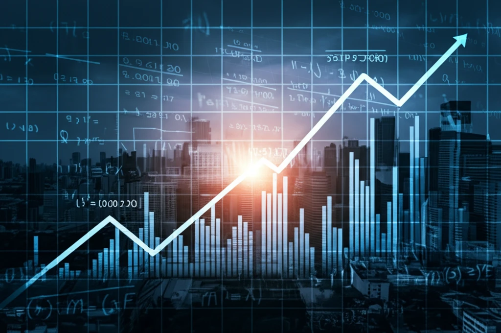 Asian cityscape merging with financial charts, symbolizing opportunity in options trading.