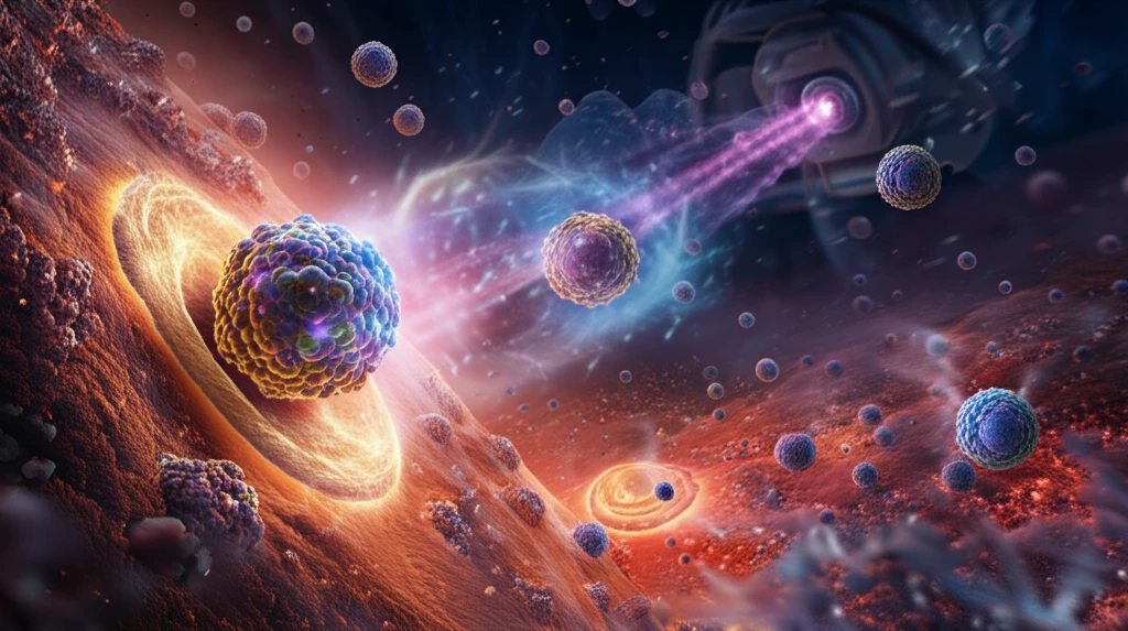 Nanoparticles targeting breast cancer cell during radiotherapy.