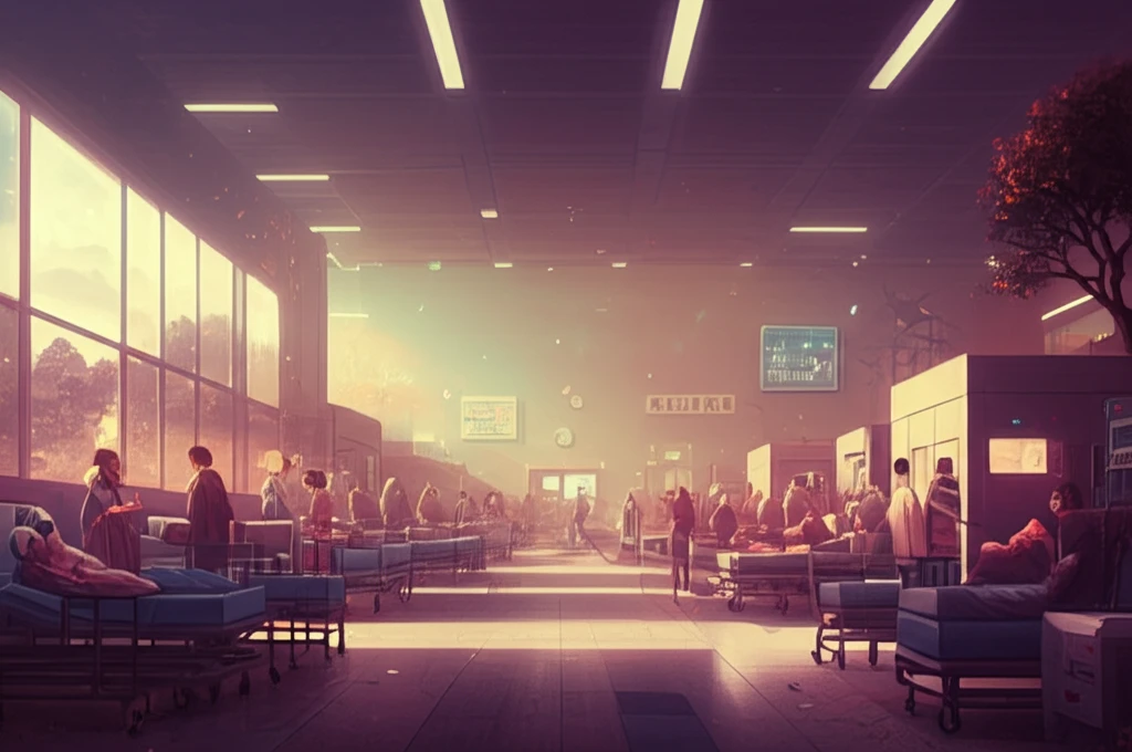 Emergency Room Transformed: From Overcrowded to Open Spaces with Long-Stay Beds