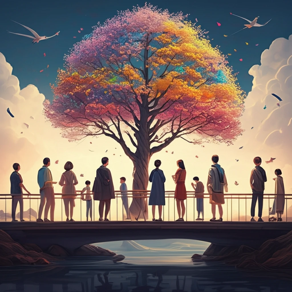 Diverse people connecting data and well-being with WE Pluralism.