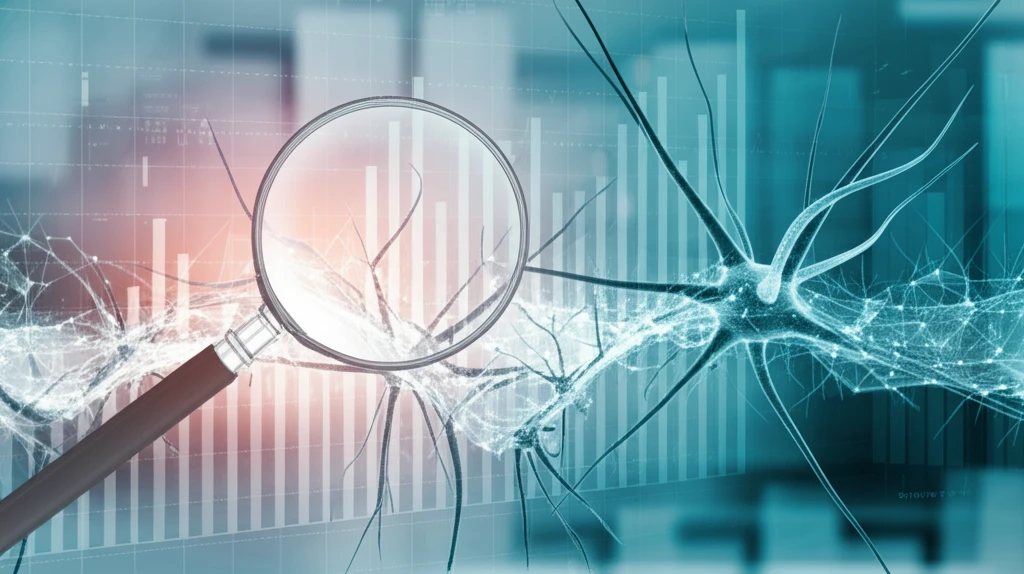 Financial chart transforming into a neural network, emphasizing the need for scrutiny and robustness in AI-driven financial strategies.