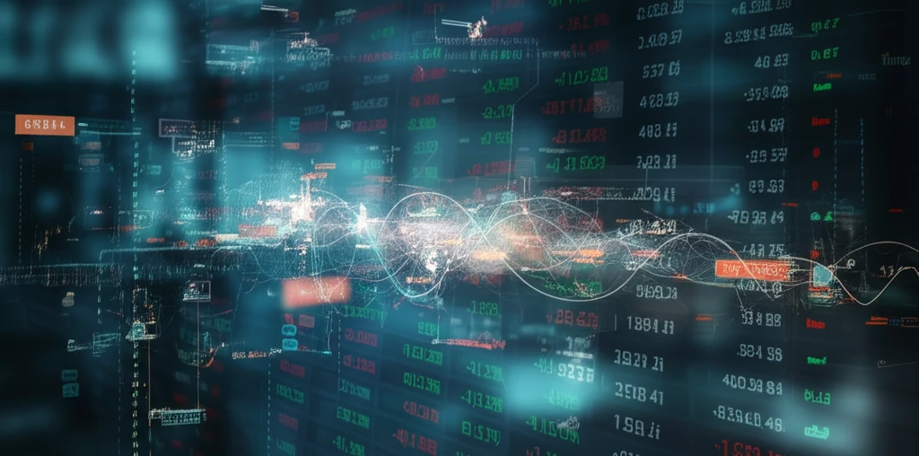 AI-enhanced order book visualization for high-frequency trading.