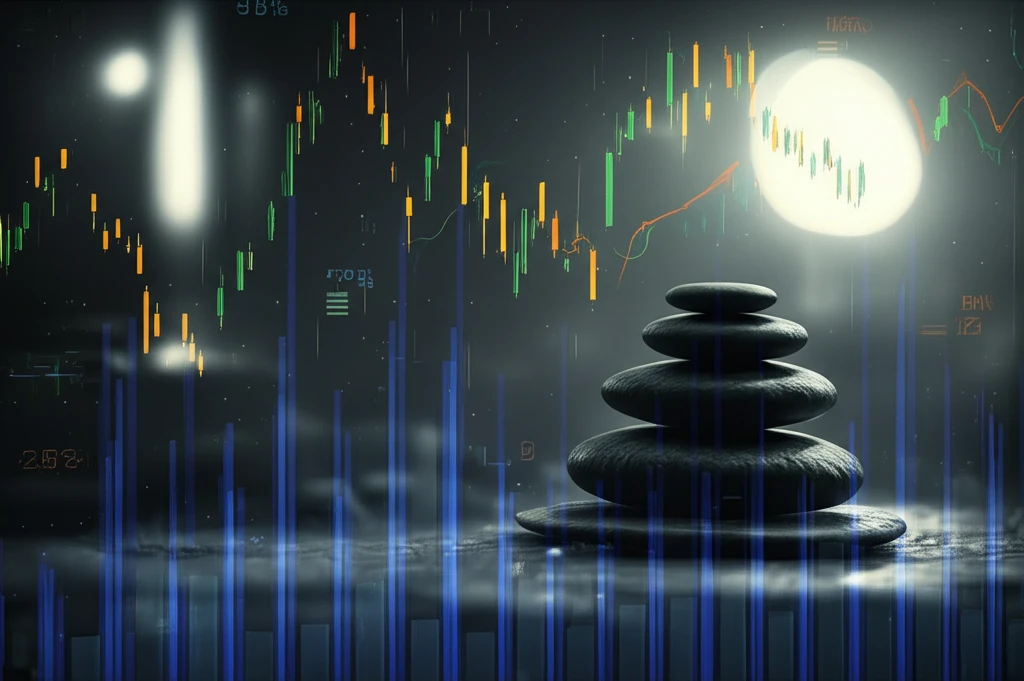 Asian landscape symbolizing market stability amid volatility.