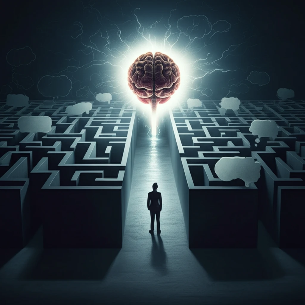 Surreal illustration symbolizing rational decision-making.