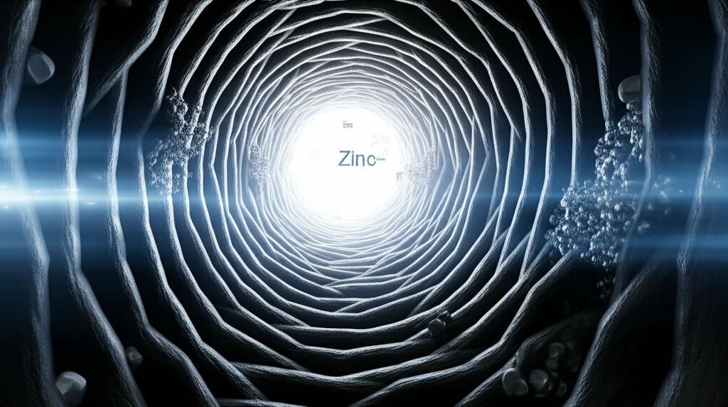 Carbon nanotubes filtering water and trapping zinc ions.