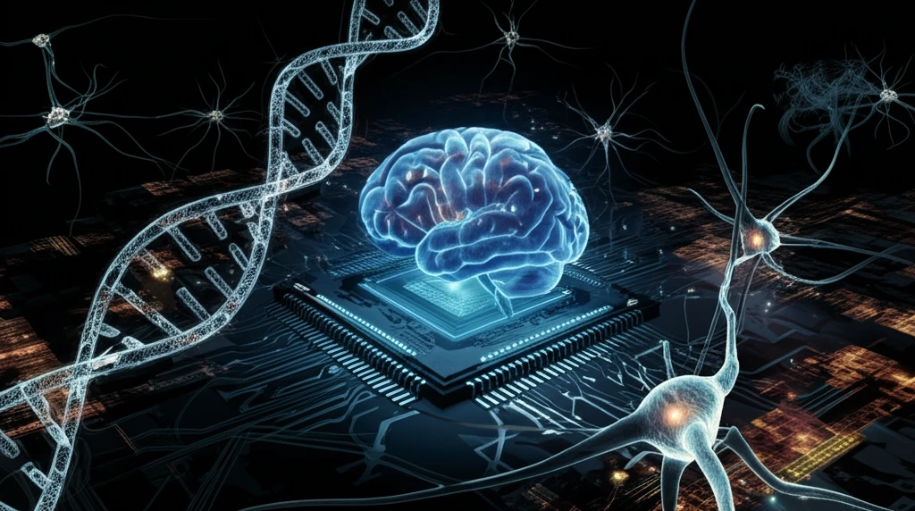 Human brain on a microchip representing advanced safety testing.