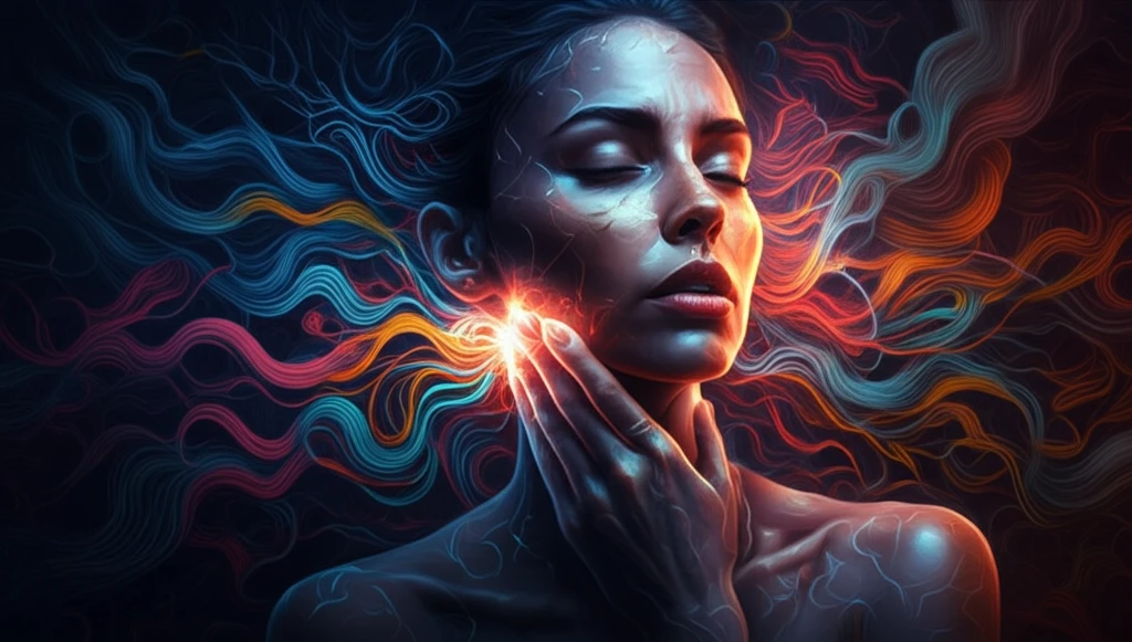 Digital illustration representing TMJ pain relief.