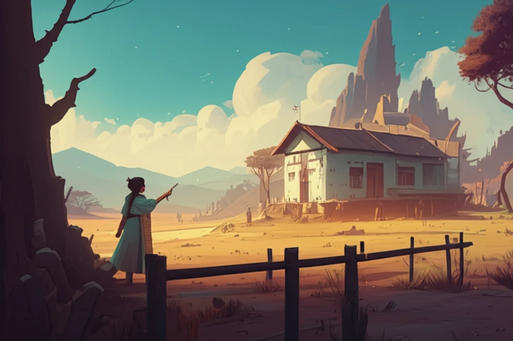 Woman reaching for a distant health facility in Ethiopia