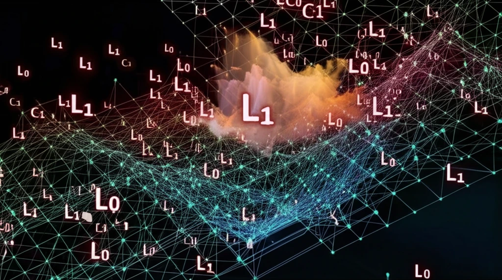 Topological representation of financial market dynamics with L0, L1, and C1 symbols.