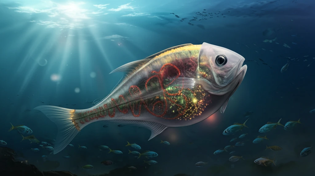 R-Spondin 2 protein molecule and developing fish embryo