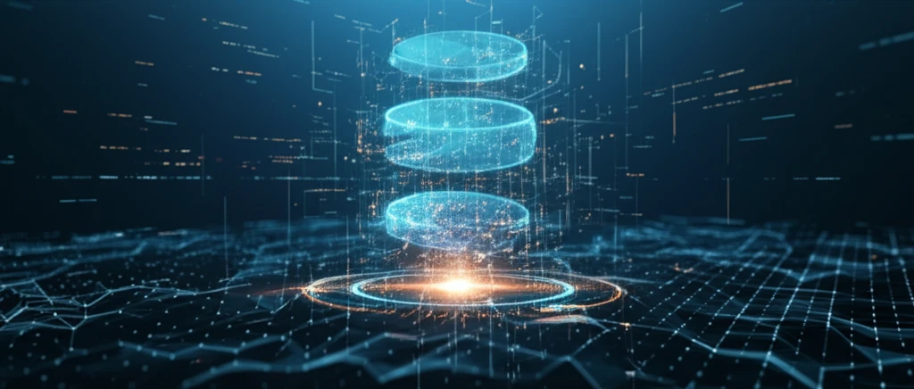 Interconnected nodes representing ESG data points