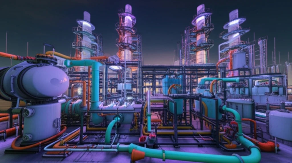Chemical Recycling Plant Transforming Plastic Waste