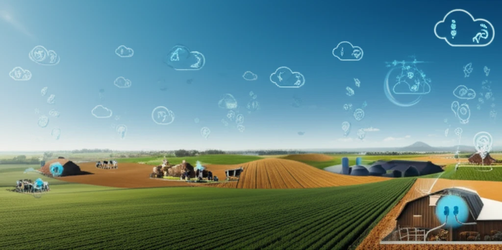 Sustainable farming practices leading to cleaner air.