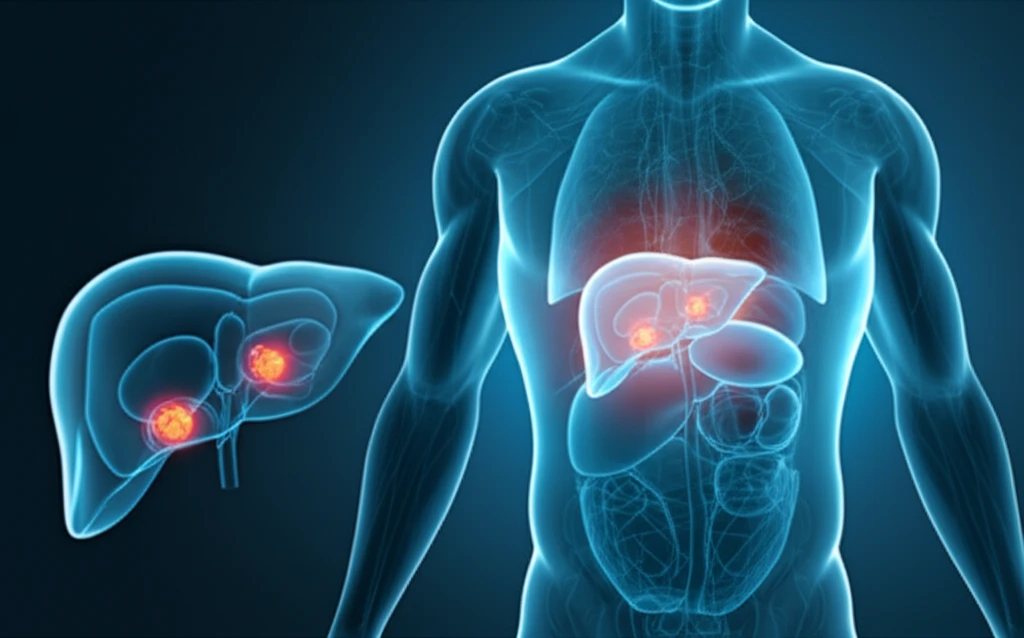 PET scan image illustrating lymphoma treatment assessment with the Deauville score.