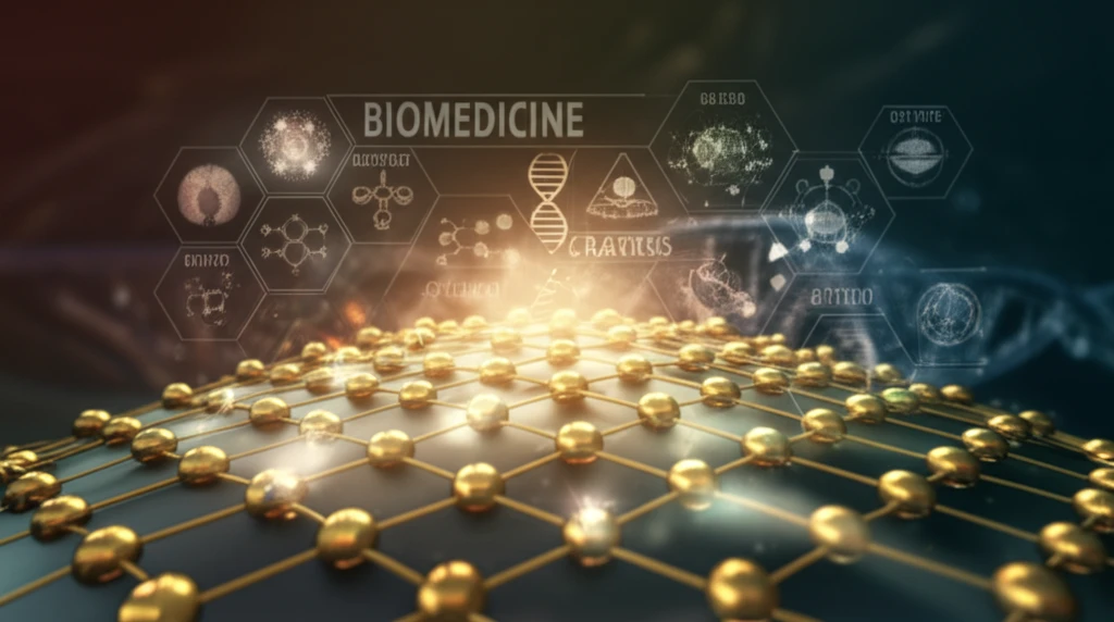 Gold nanoparticles on graphene for biomedicine, catalysis, and optics.