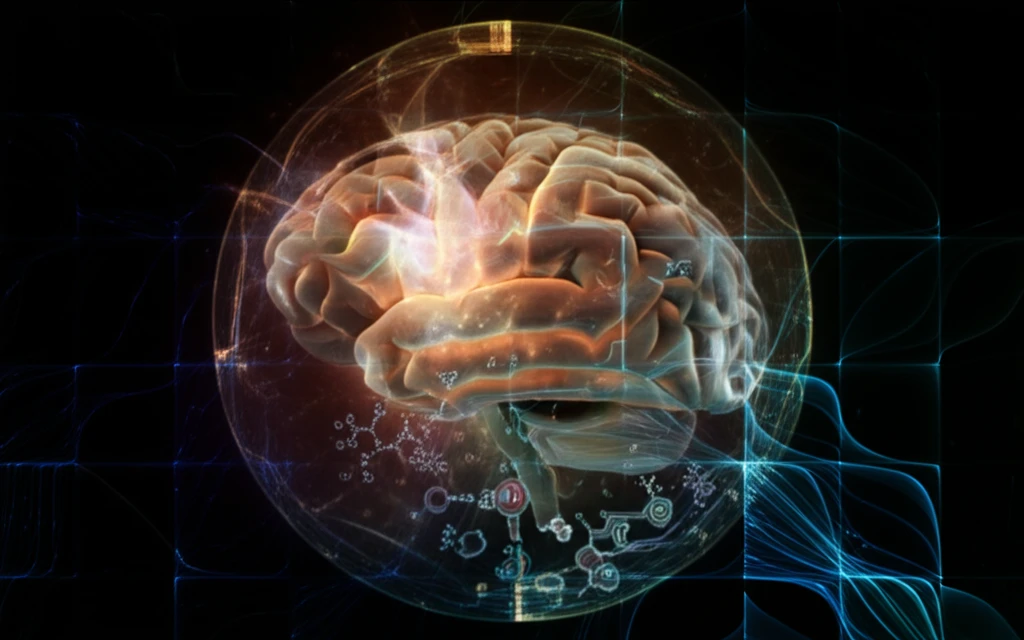 Illustration of a brain protected by a shield, representing Sulindac's neuroprotective effects.