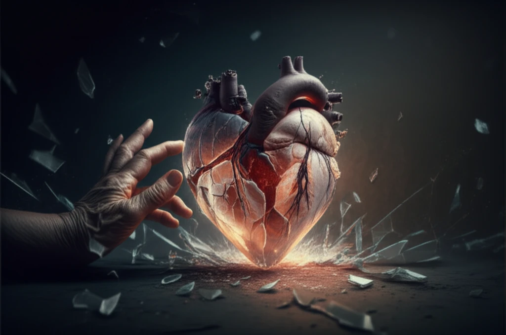 A symbolic representation of heart failure diagnosis challenges in the elderly.