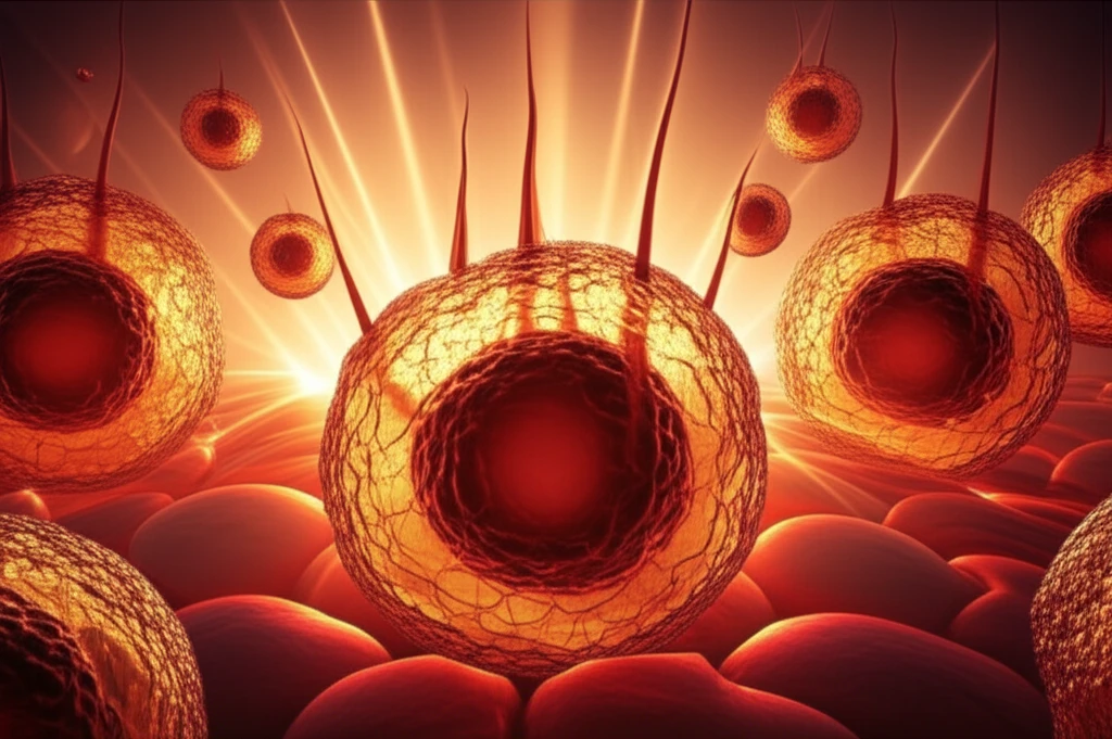 Melanin nanoparticles protecting skin cells from UV rays