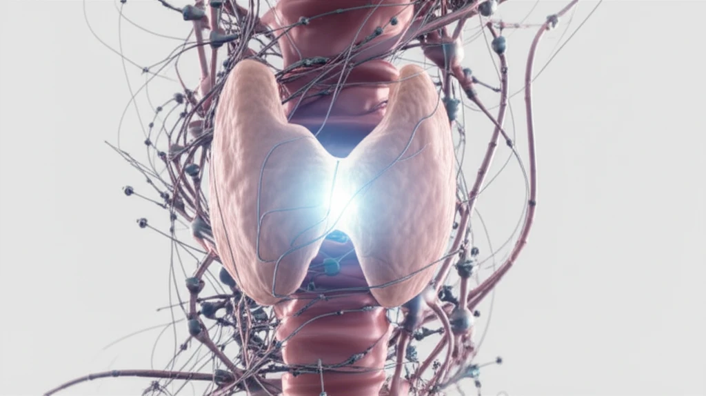 Illustration of Notch 1 receptor in thyroid cancer