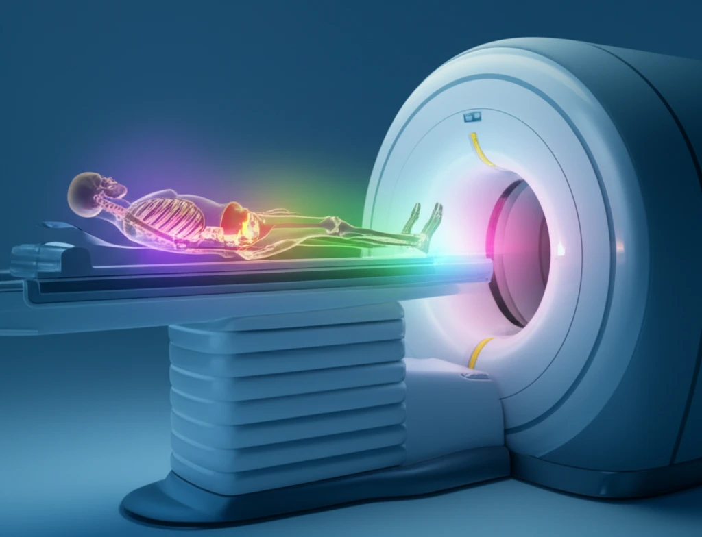 PET/CT scan highlighting cancerous activity in bones.