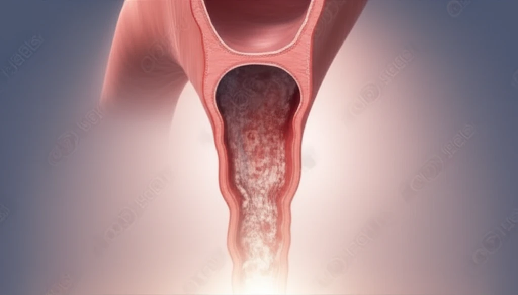 Illustration of a healthy esophagus transitioning into one affected by Candida, symbolizing hope and treatment.