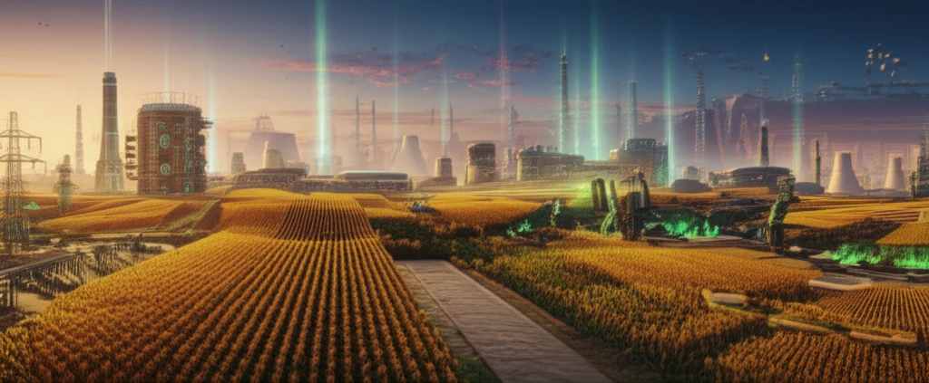 Corn fields transforming into energy plants