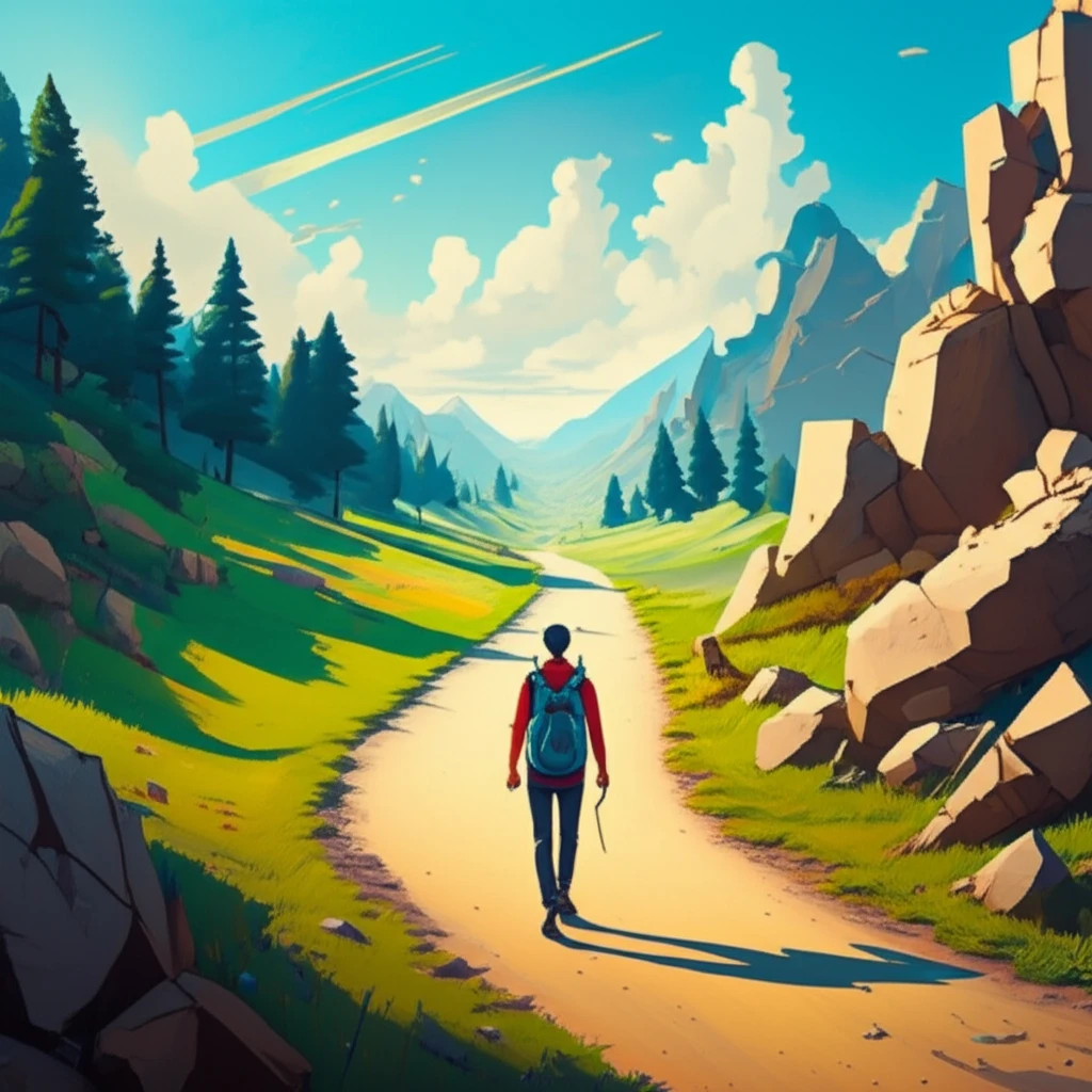 A person facing a choice in their joint health journey.