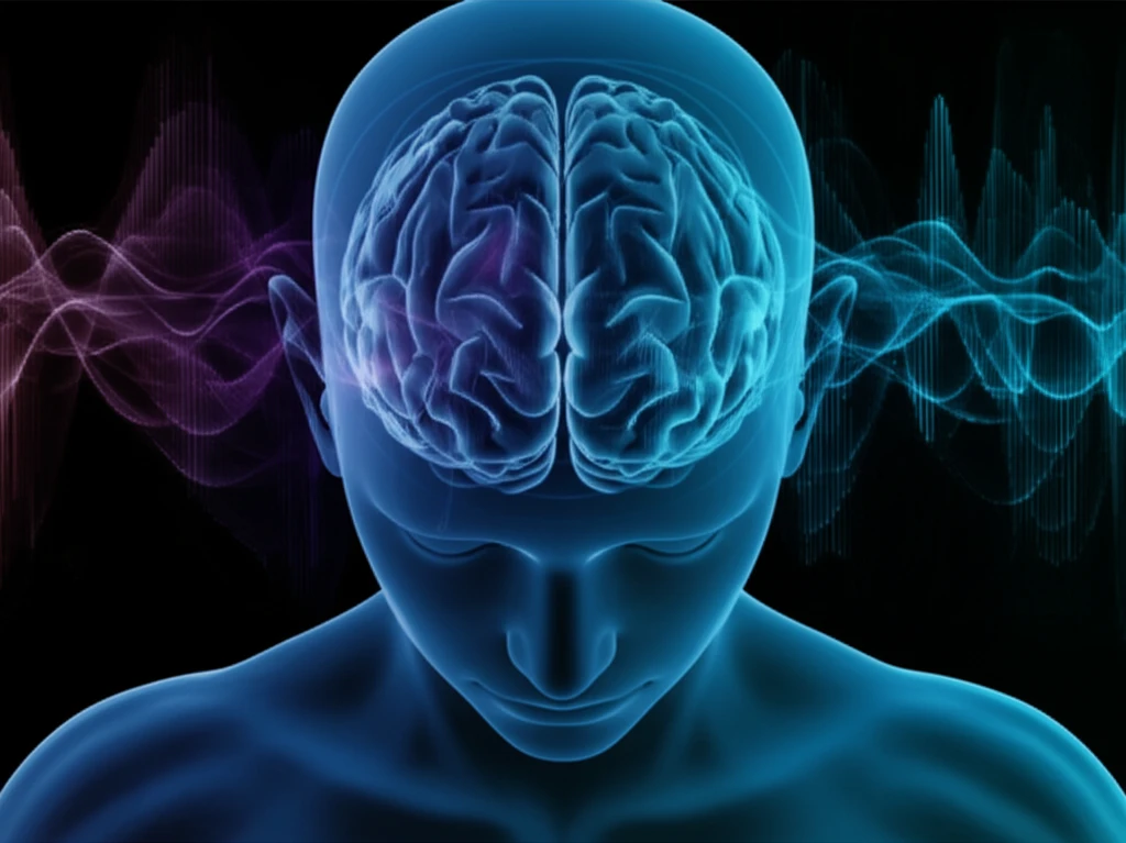 Brain processing speech, EEG visualization