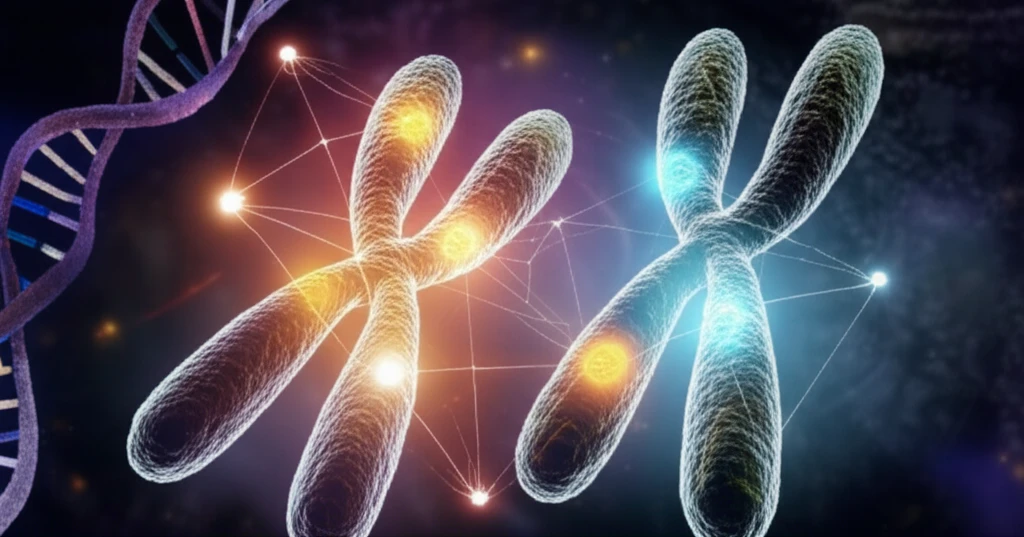 Surreal illustration of cell division highlighting SPICE1 and Aurora kinases.
