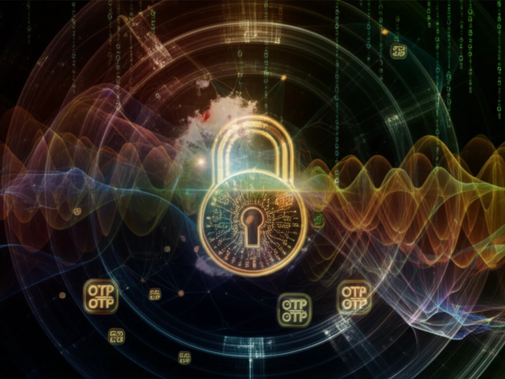 Voice recognition and OTP security graphic