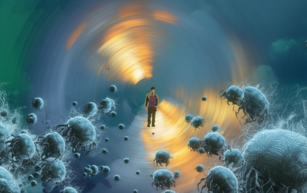 Person protected by a shield of allergens