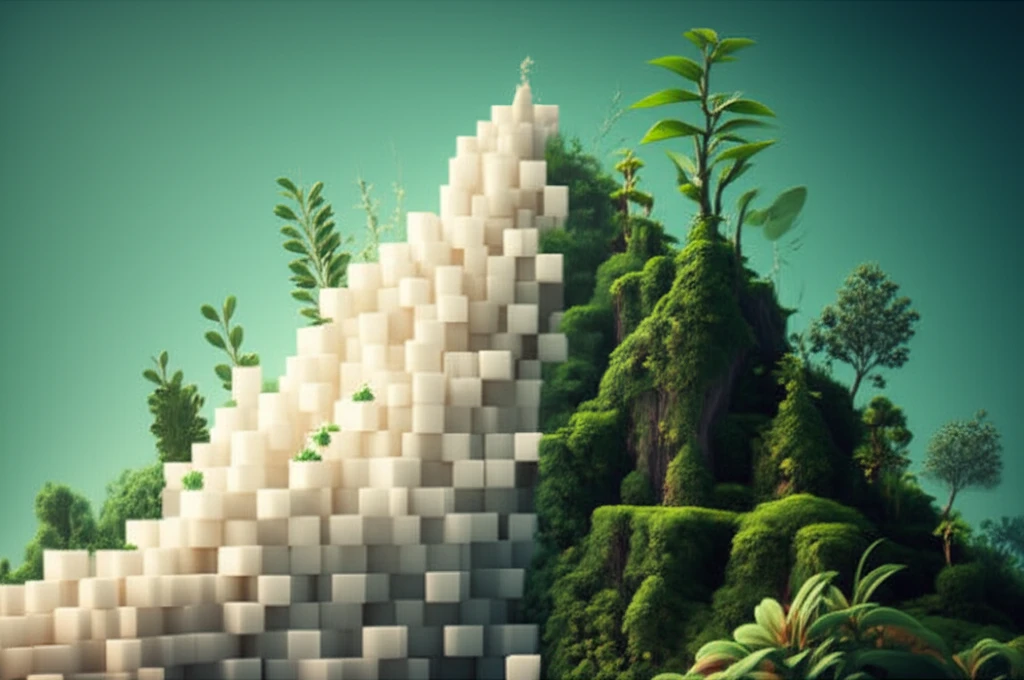 Sugar tax transforming a sugar-filled city into a healthy, green landscape.