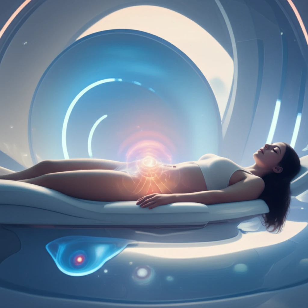 Serene depiction of MR-guided focused ultrasound treatment.