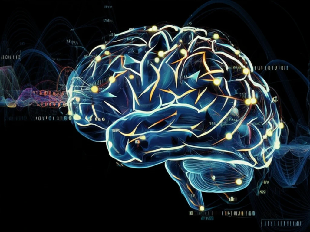 Complex brain network dissolving into simpler connections, representing simplified addiction analysis.