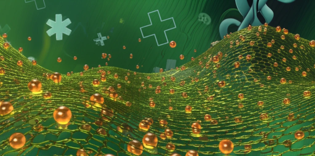 Glowing copper nanoparticles embedded in graphene oxide-chitosan matrix.