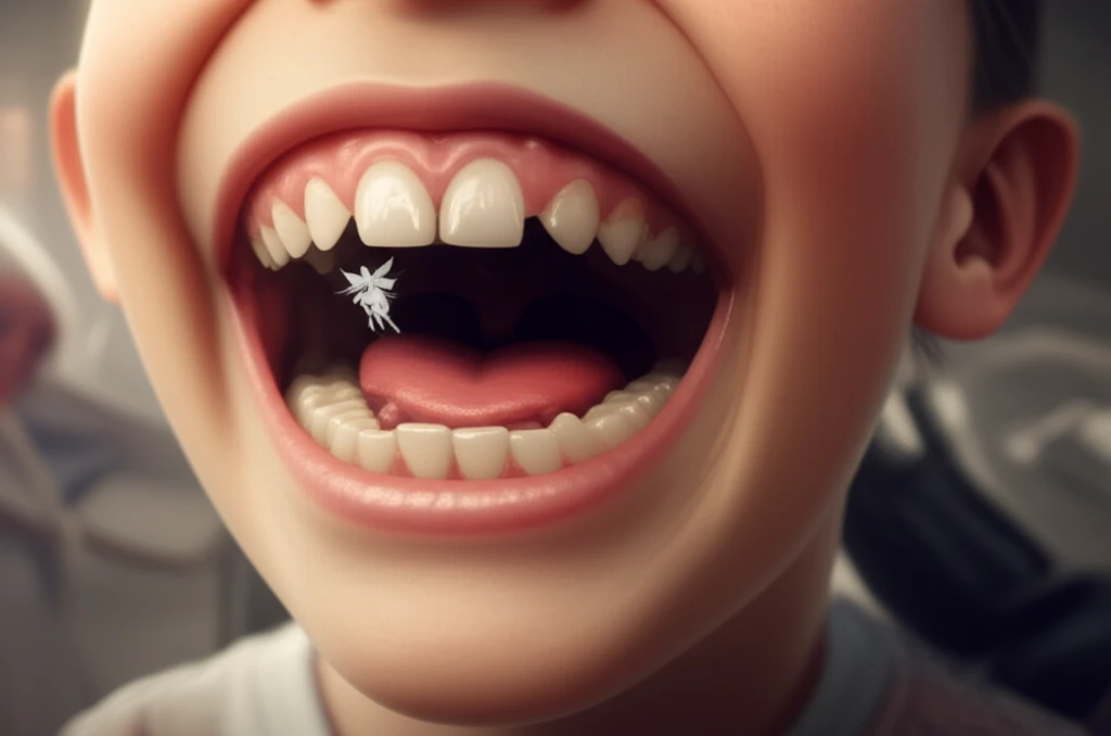 Baby tooth with a talon cusp