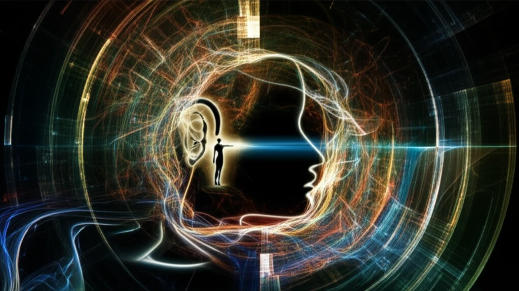 Illustration symbolizing improved hearing with advanced technology.