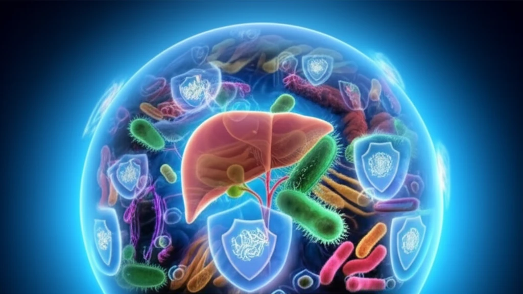 Protective antimicrobial proteins safeguarding the gut and liver.