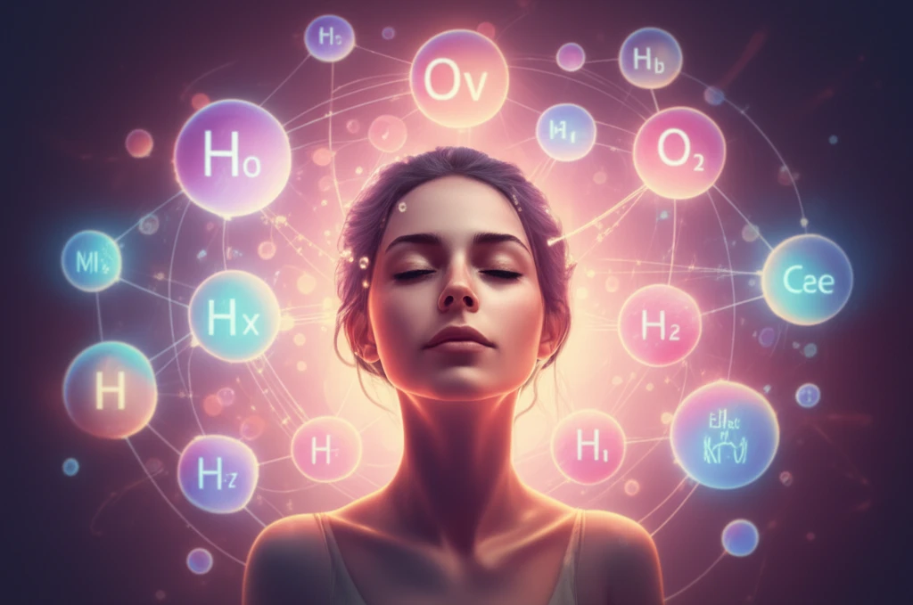 A surreal illustration representing the holistic management of Polycystic Ovary Syndrome (PCOS).