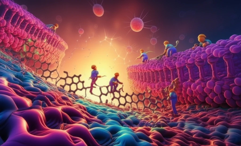 Microscopic view of iota-toxin entering a cell with the help of ASMase.