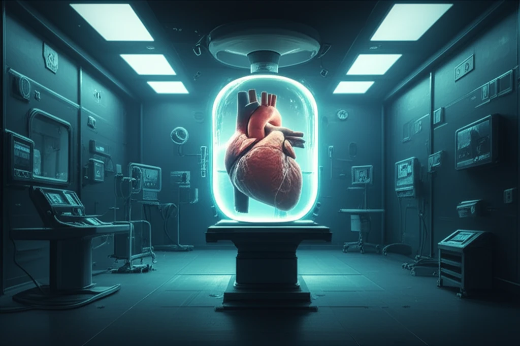 Protective Xenon Aura Surrounding a Heart During Surgery