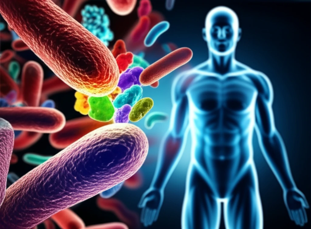 Illustration of the 3-Ag-cocktail fighting TB bacteria.