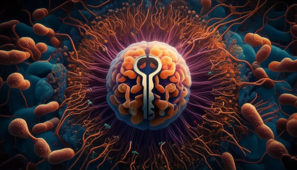 Illustration of a bacterial cell with the Vc-NhaP2 protein highlighted, representing ion transport and its role in bacterial survival.
