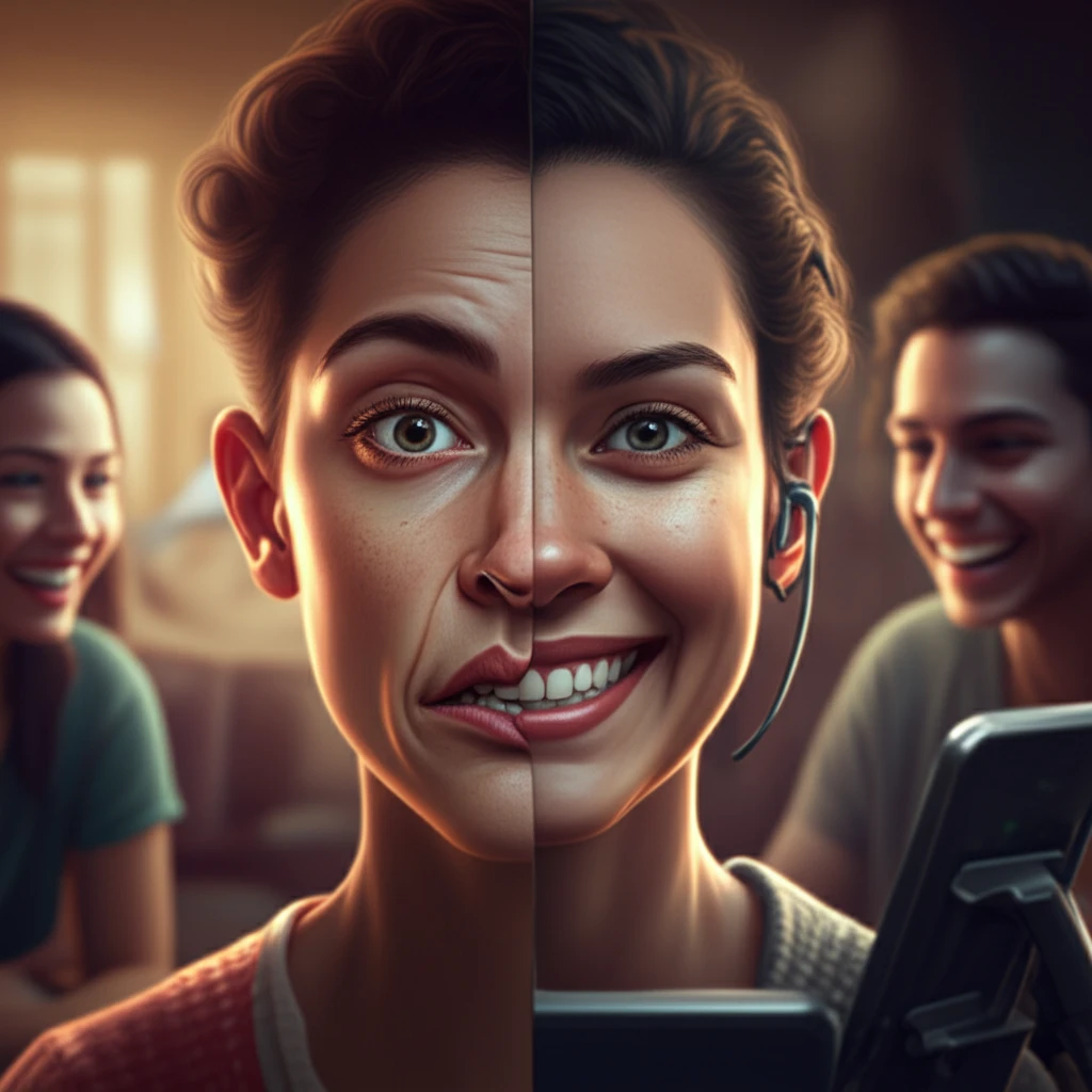 Illustration depicting the challenges and hope of communication with ALS