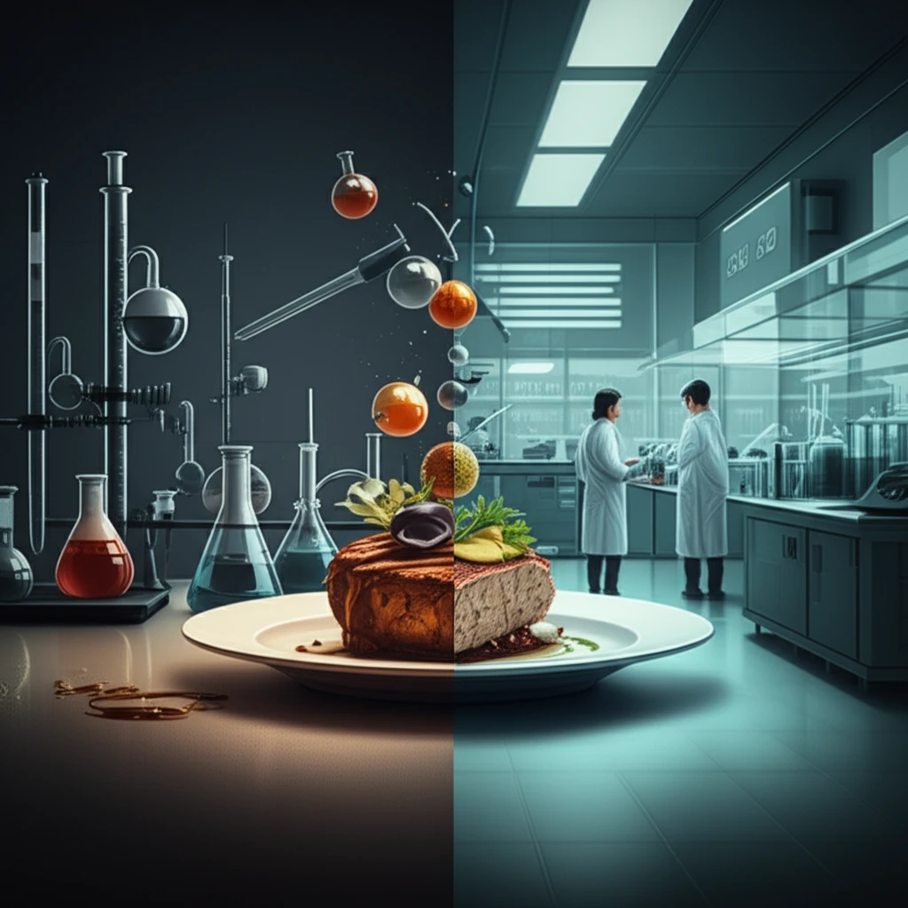 Illustration of the evolution of food science