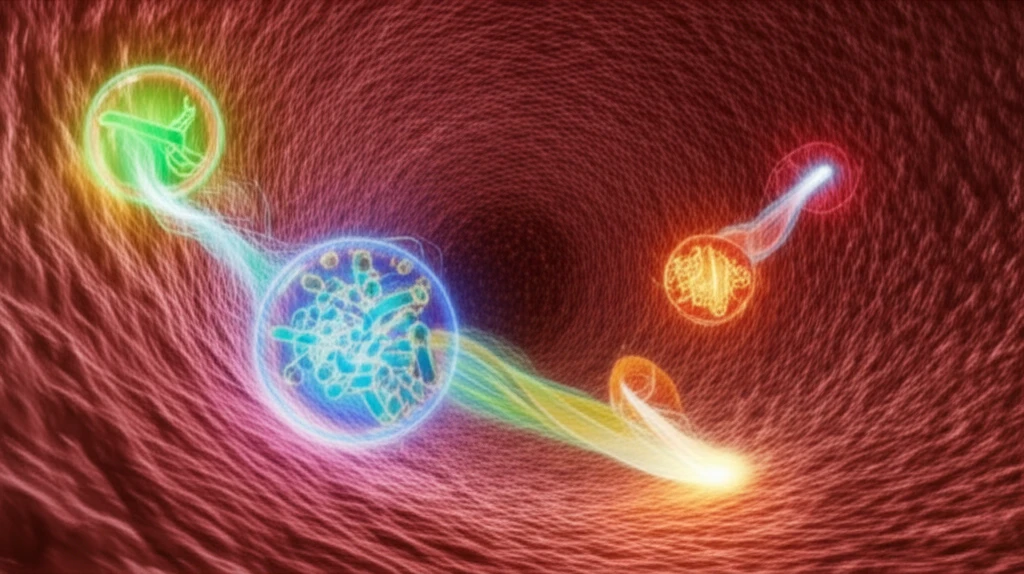 Illustration of a 3-antigen cocktail attacking TB bacteria.