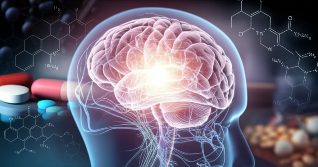 Illustration depicting the combined action of Dosulepin and Methylcobalamin for treating depression and neuropathic pain.