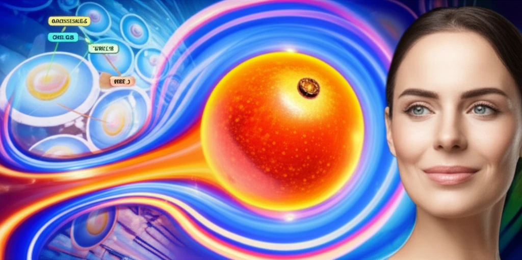 Illustration of tucum-do-cerrado, the Brazilian berry, and its potential anti-aging benefits.