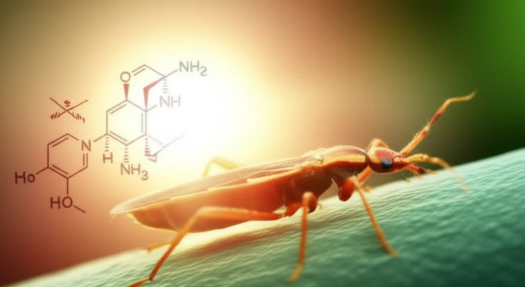 Illustration representing Chagas disease vector and insecticide resistance